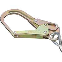 SA-5502-6 Shock Absorbing Lanyard, 6', Form Hook Center, Snap Hook Leg Ends, Galvanized Steel Southpoint Industrial Supply