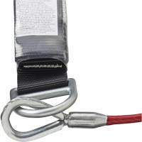 SA-5502-6 Shock Absorbing Lanyard, 6', Form Hook Center, Snap Hook Leg Ends, Galvanized Steel Southpoint Industrial Supply