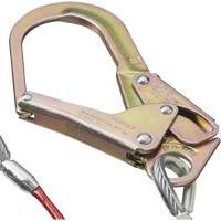 SA-55522-4 PVC-Coated Shock Absorbing Lanyard, 4', Form Hook Center, Snap Hook Leg Ends, Galvanized Steel Southpoint Industrial Supply
