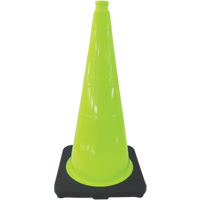 C&ocirc;ne de signalisation de premi&egrave;re qualit&eacute;, 18", Vert lime Southpoint Industrial Supply