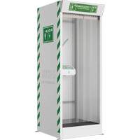 Cabine de douche d'urgence et douche oculaire/faciale couvert Southpoint Industrial Supply