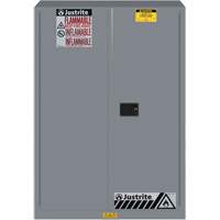 Sure-Grip&reg; EX Flammable Cabinet, 45 gal., 2 Door, 43" W x 65" H x 18" D Southpoint Industrial Supply