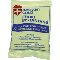 Compresse froide instantan&eacute;e Chill Pac, Froid, Utilisation unique, 4" x 6" Southpoint Industrial Supply