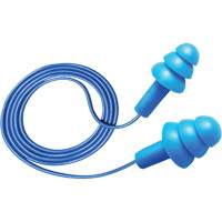 Bouchons d'oreilles d&eacute;tectables et r&eacute;utilisables Hush 50-25, Avec cordon, Taille unique, Vrac - Boîte, NRR dB 25 Southpoint Industrial Supply