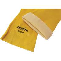 Rough-Finish Chemical-Resistant Gloves, Size 9, 14" L, PVC, Interlock Inner Lining, 47-mil Southpoint Industrial Supply