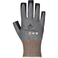 Ultra-Thin Open-Finger Gloves, Size 5, 21 Gauge, Nitrile Coated, TenActiv Shell, ASTM ANSI Level A9 Southpoint Industrial Supply