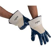Gants &agrave; poignet de s&eacute;curit&eacute; de poids lourd, 11/2T-Grand, R&ecirc;vetement Nitrile, Enveloppe en Coton Southpoint Industrial Supply