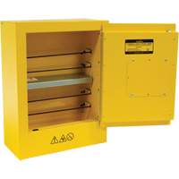 Mini Flammable Safety Cabinet, 2 Gal., 1 Door, 17" W x 22" H x 8" D Southpoint Industrial Supply