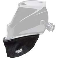 Split Leather Helmet Bib with Press Fit Seal, Black Southpoint Industrial Supply
