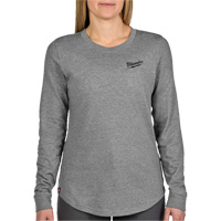 FREEFLEX Long-Sleeve Hybrid T-Shirt, Women's, X-Small, Grey Southpoint Industrial Supply