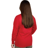 GRIDIRON Long Sleeve Logo T-Shirt, Women's, X-Small, Red Southpoint Industrial Supply