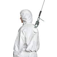 Harness-Compatible Disposable Coverall, Small, White, Tyvek&reg; 500 Southpoint Industrial Supply
