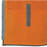 Pioneer Mesh Back Zip Front Surveyor Safety Vest, High Visibility Orange, Small, Polyester Southpoint Industrial Supply