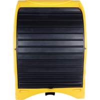 4-Drum Hard Cover Spill Pallet, 68.11" L x 61.61" W x 83.07" H, 1433 lbs. Load Capacity Southpoint Industrial Supply