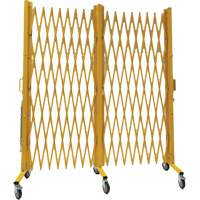 Barri&egrave;re extensible, 84" h x 20' lo, Jaune Southpoint Industrial Supply
