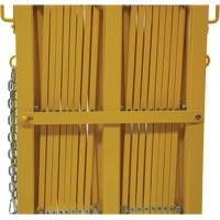 Barri&egrave;re extensible, 84" h x 20' lo, Jaune Southpoint Industrial Supply