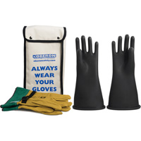 Ensemble de gants en caoutchouc pour l'&eacute;lectricit&eacute; de classe 2, 9, 14" lo, 37 cal/cm², NFPA 70E Southpoint Industrial Supply