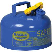 Safety Can for Kerosene, Type I, Galvanized Steel, 2 US gal., Blue, FM Approved/UL/ULC Listed Southpoint Industrial Supply
