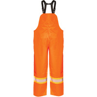 R805 Hurricane Bib Pants, Small, High Visibility Orange Southpoint Industrial Supply
