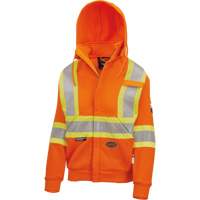 Heavyweight Safety Hoodie, Women's, X-Small, High Visibility Orange Southpoint Industrial Supply