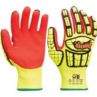 Cut and Impact-Resistant Gloves, Small, Synthetic Palm, Knit Wrist Cuff Southpoint Industrial Supply