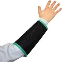 Kut Gard&reg; 2-Ply Cane Mesh Sleeve, Nylon, 9", ASTM ANSI Level A4, Black Southpoint Industrial Supply