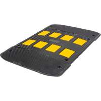 Bosse de d&eacute;c&eacute;l&eacute;ration avec embouts d'extr&eacute;mit&eacute;s, Caoutchouc, 3' lo x 40" la x 2" h Southpoint Industrial Supply