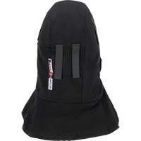 Pioneer 765A Flame-Resistant Quilted Hard Hat Liner with Long Neck & Detachable Mouthpiece, Black/Grey, Cotton/FR-Tech&reg;/Modacrylic/Nylon Southpoint Industrial Supply