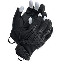 X-Site&reg; Impact Trigger Finger Gloves, Suede Palm, Size X-Small Southpoint Industrial Supply