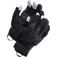 X-Site&reg; Impact Trigger Finger Gloves, Suede Palm, Size X-Small Southpoint Industrial Supply