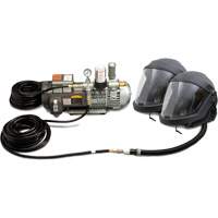 Syst&egrave;me de casque et de protection respiratoire &agrave; adduction d'air DEFENDER pour 2 travailleur Southpoint Industrial Supply