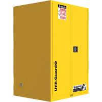 Utili-Guard+ Flammable Safety Cabinet, 45 gal., 2 Door, 43" W x 65" H x 22" D Southpoint Industrial Supply