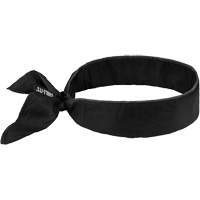 Chill-Its 6702 Cooling Headband with Embedded Polymers & Tie Closure, Black Southpoint Industrial Supply