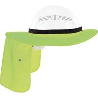 Visi&egrave;re universelle avec protection de la nuque pour casque de s&eacute;curit&eacute; Chill-Its 6661, Lime haute visibilit&eacute; Southpoint Industrial Supply