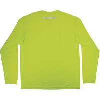 Chill-Its 6689 Cooling Long Sleeve Sun Shirt with UV Protection, High-Visibility Lime-Yellow, Small Southpoint Industrial Supply