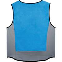 Chill-Its 6667 Wet Evaporative Cooling Vest with Zipper Closure, Medium, Blue Southpoint Industrial Supply