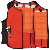 Chill-Its 6260 Lightweight Phase Change Cooling Vest with Rechargeable Packs, Small/Medium, Orange Southpoint Industrial Supply