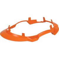 Bordure &eacute;troite compl&egrave;te &agrave; agrafe pour casque d'alpiniste RZRBack, orange brûl&eacute;e Southpoint Industrial Supply