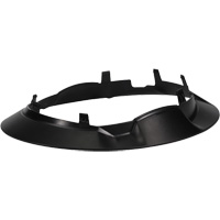 Bordure large compl&egrave;te &agrave; agrafe pour casque d'alpiniste RZRBack, noir Southpoint Industrial Supply