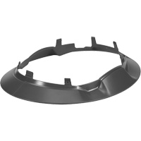 Bordure large compl&egrave;te &agrave; agrafe pour casque d'alpiniste RZRBack, gris fonc&eacute; Southpoint Industrial Supply