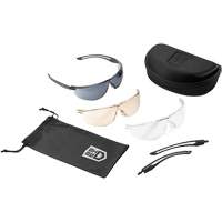 Ensemble de lunettes de s&eacute;curit&eacute; &agrave; protection balistique Gunfire 2.0, Lentille Transparent/Fum&eacute;e/Cuivre, Antibu&eacute;e/Anti-&eacute;gratignures, ANSI Z87+ Southpoint Industrial Supply
