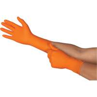 Gants jetables TOUCHNTUFF 93-800, 6,5/7, Latex/N&eacute;opr&egrave;ne/Nitrile, 23,6-mils, Sans poudre, Orange Southpoint Industrial Supply