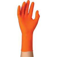 Gants jetables TOUCHNTUFF 93-800, 6,5/7, Latex/N&eacute;opr&egrave;ne/Nitrile, 23,6-mils, Sans poudre, Orange Southpoint Industrial Supply