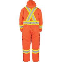 High-Visibility Lined Canvas Overalls, Small, High Visibility Orange Southpoint Industrial Supply