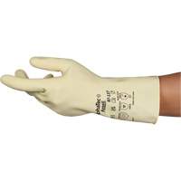 Gants naturels et l&eacute;gers AlphaTec 87-137, Taille 7, 11,8" lo, Latex de caoutchouc, 16 mils Southpoint Industrial Supply