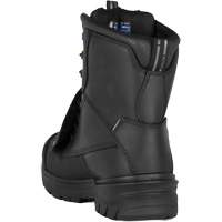 Bottes de travail G3e de 8" avec protecteur m&eacute;tatarsien &agrave; l'ext&eacute;rieur, Cuir, Taille 3, Imperm&eacute;able Southpoint Industrial Supply
