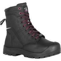 Bottes de travail pour femmes avec protecteur m&eacute;tatarsien flexible &agrave; l'int&eacute;rieur, Cuir, Embout Acier, Taille 5, Imperm&eacute;able Southpoint Industrial Supply