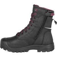 Bottes de travail pour femmes avec protecteur m&eacute;tatarsien flexible &agrave; l'int&eacute;rieur, Cuir, Embout Acier, Taille 5, Imperm&eacute;able Southpoint Industrial Supply