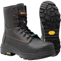 Bottes de travail Metpro Flex avec protecteur m&eacute;tatarsien, Cuir, Taille 4, Imperm&eacute;able Southpoint Industrial Supply