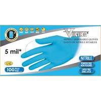 Gants jetables 34600, Petit, Nitrile, 5 mils, Sans poudre, Bleu Southpoint Industrial Supply